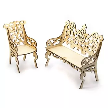 Сборная модель – Гостиная для кукол типа Barbie