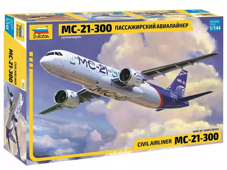 Сборная модель - Пассажирский Авиалайнер МС-21-300