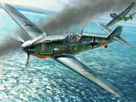 Сборная модель - Самолет Мессершмитт BF-109F4