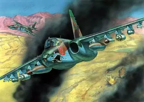 Сборная модель - Советский штурмовик Су-25 Подарочный набор