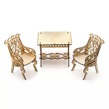 Сборная модель - Столовая для кукол типа Barbie