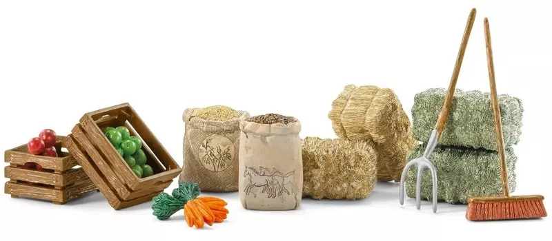 Schleich Игровой набор для кормления лошадей, 42105