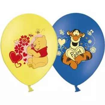 Шарик надувной Disney - Винни 1 штука , 3 цвета, 35 см