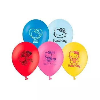 Шарик надувной с рисунком Хелло Китти, 30 см