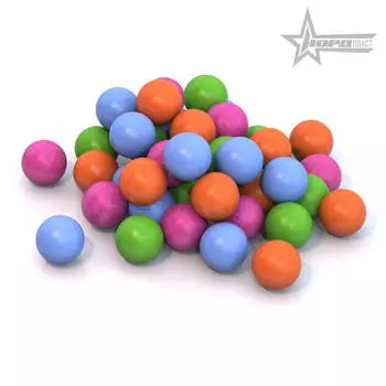 Шарики, 50 штук, 6 см