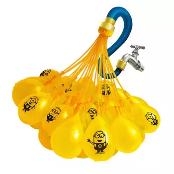 Шары Bunch O Balloons, стартовый набор – Миньоны, 100 шаров