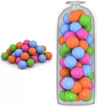 Шары для сухого бассейна d 8 см, 40 штук в сетке