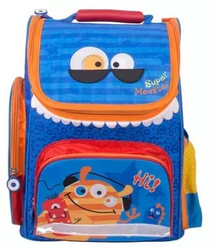 Школьный рюкзак Gulliver – Монстрик Гошик, синий