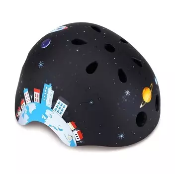 Шлем Globber - Printed Junior XS/S, 51-54 см, черный