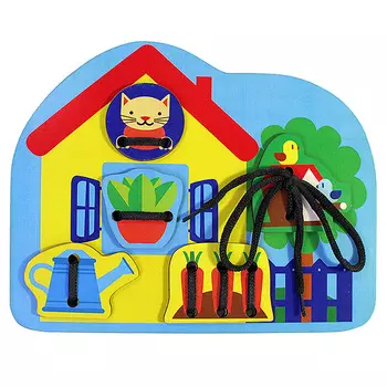 Шнуровка деревянная – Домик