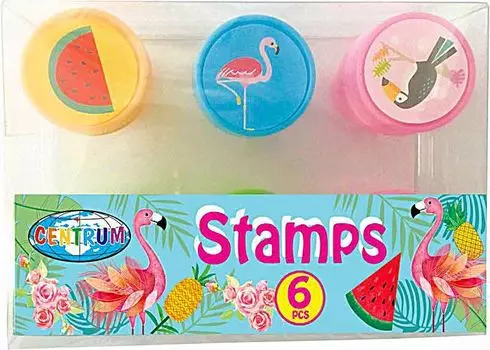 Штампики - Лето, 6 штук