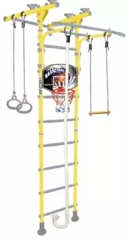 Шведская стенка Midzumi Hoshi Ton Basketball Shield, цвет - лимонный пай