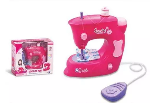 Швейная машинка, свет и звук