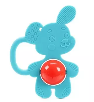 Силиконовый грызунок с погремушкой - Щенок