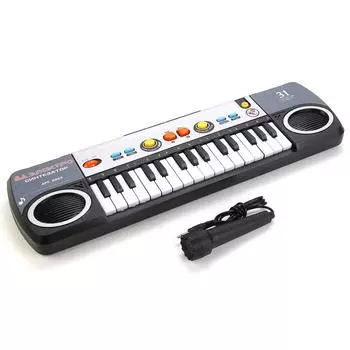 Синтезатор на батарейках микрофоном 0884, 31 клавиша