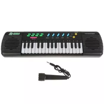 Синтезатор на батарейках с микрофоном MQ322A