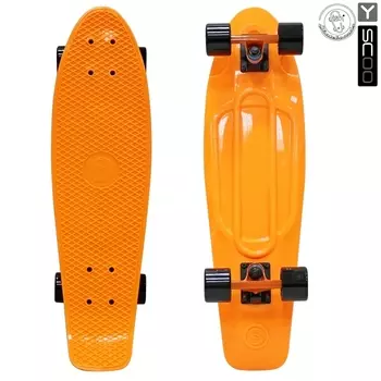 Скейтборд виниловый Y-Scoo Big Fishskateboard 27" 402-O с сумкой, оранжевый