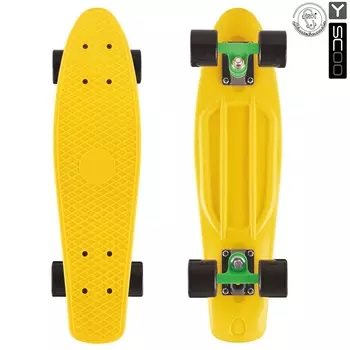 Скейтборд виниловый Y-Scoo Big Fishskateboard 27" 402-G с сумкой, зеленый