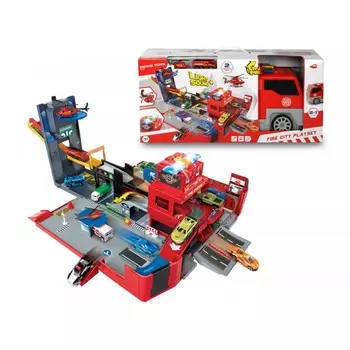 Складная пожарная станция-машина, 49 см, свет и звук