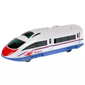 Скоростной Поезд, 23 см, свет и звук, пластик, инерционный, открываются двери
