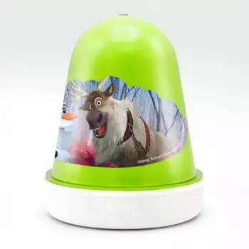 Слайм Disney kiki fluffy - Зимнее яблоко, зеленый