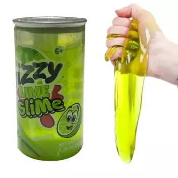 Слайм - Fizzy Lime Slime - Газировка, цвет салатовый