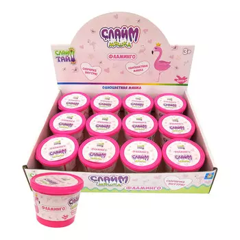 Слайм-мяшка - Фламинго с сюрпризом, 100 г