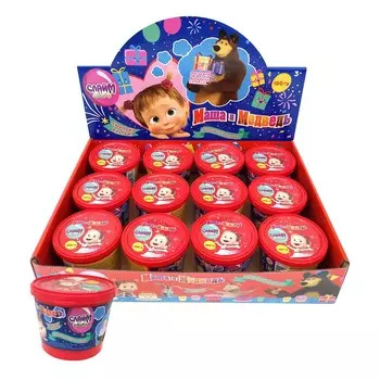 Слайм-мяшка - Маша и Медведь с сюрпризом, 100 г