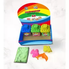 Слаймформер с формочкой, несколько цветов