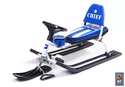 Снегокат 106 Comfort Police со складной спинкой