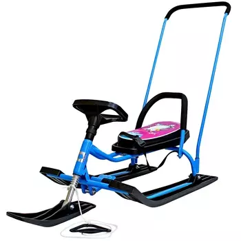 Снегокат ™Барс - 140 GO GO Happy dog с П-образным толкателем