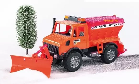 Снегоуборщик Bruder Mercedes-Benz