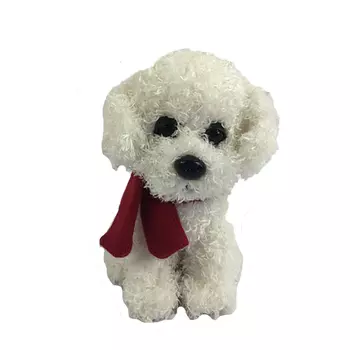 Собака с шарфиком, 16 см