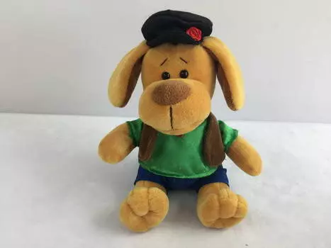 Собака в кепке, 15 см