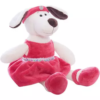 Собака в платье с повязкой, 16 см