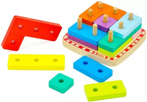 Сортер, 16 деталей