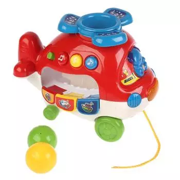 Сортер-каталка песни на стихи М. Дружининой, световые эффекты, шарики в комплекте