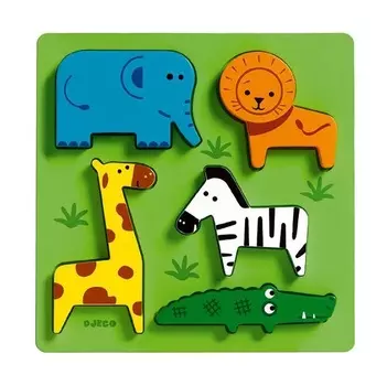 Сортировка-пазл - Животные сафари