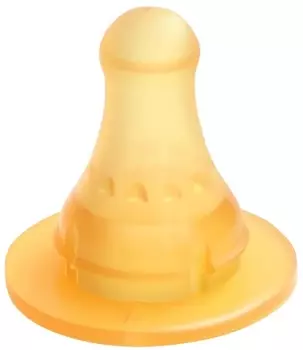 Соска молочная размер Х, 6+ мес, латекс, быстрый поток, 2 шт