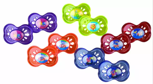 Соска-пустышка силиконовая, 6+