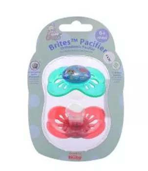 Соска-пустышка силиконовая 6 мес.+,Nuby