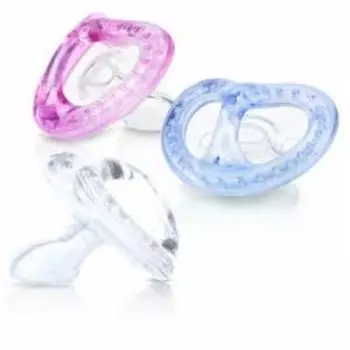 Соска -пустышка силиконовая 6+, Nuby