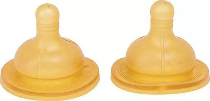 Соска Well-Being – латекс, быстрый поток. 2шт., 4мес.+