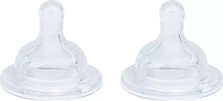 Соска Well-Being – силикон, быстрый поток. 2шт., 4мес.+