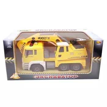 Спецтехника - Экскаватор, инерционный, свет, звук