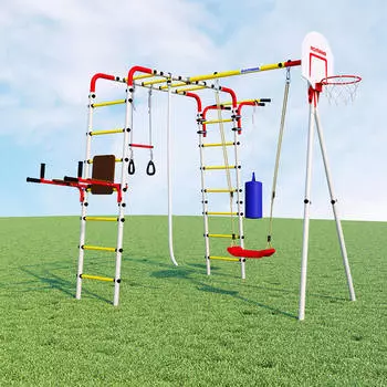 Спортивно-игровой комплекс Romana Fitness R.103.20.04 Фитнесс + качели пластиковые
