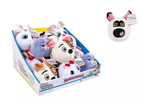 Squeezamals, серия Тайная жизнь домашних животных 2, мопс, 9 см