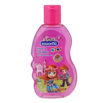 Средство для мытья - От макушки до пяточек, фруктово-ягодный, для детей 6+, с дозатором, 400 мл