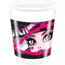 Стаканы пластиковые "Школа Монстров"