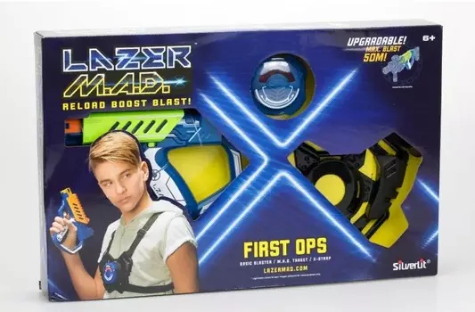 Стартовый набор с лазерным бластером, мишенями и держателем